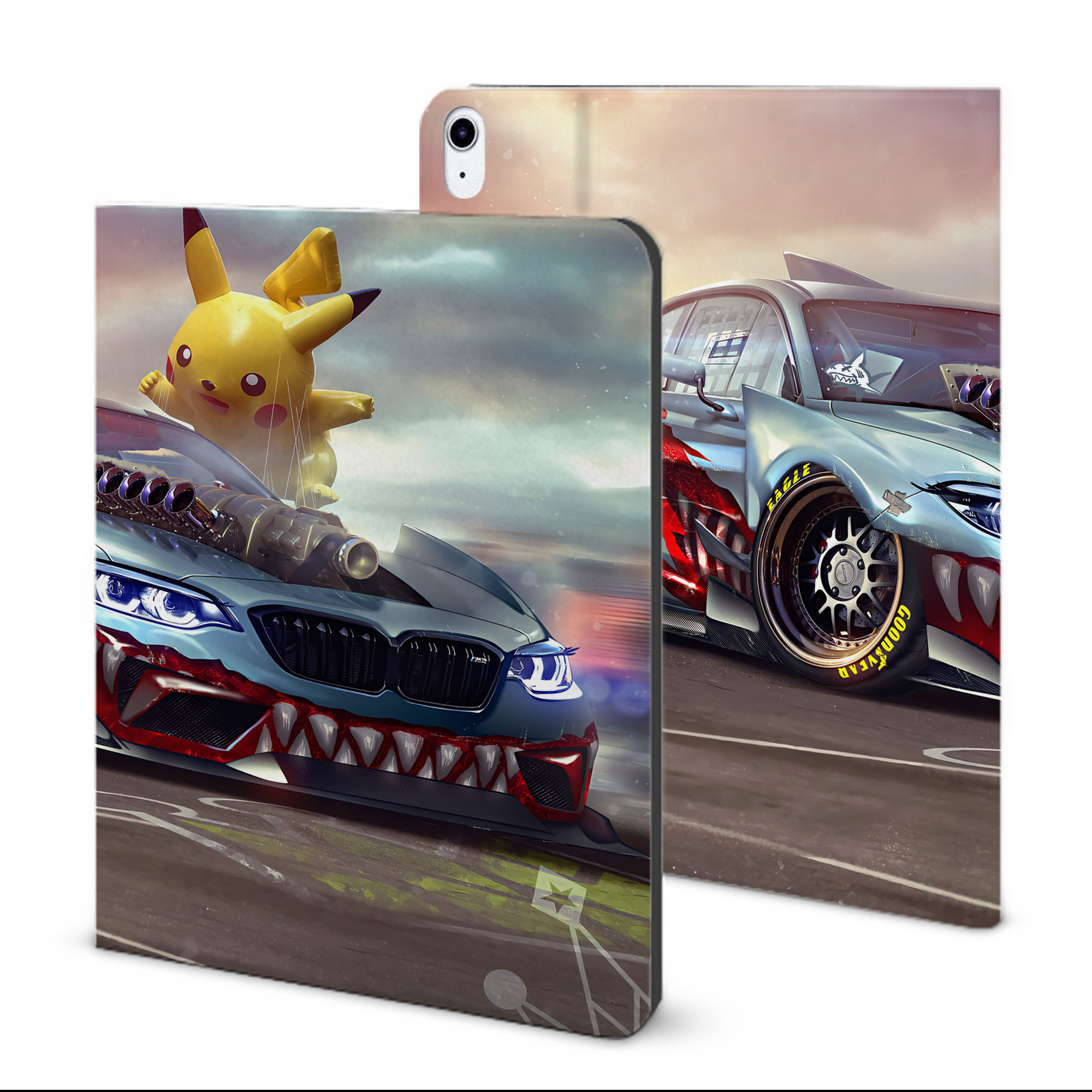 （画像用） ポケットモンスター Pokémon IPad ケース ブック型 PUレザー TPU 耐衝撃 軽量 薄型 ペン収納なし 全面保護 IPad 各モデル対応